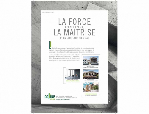 Nouvelle communication de Colline Groupe