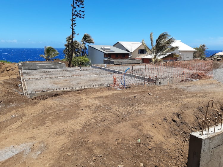 Groud floor concrete work